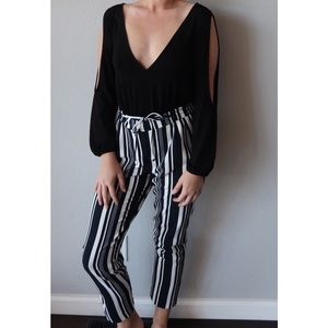 Adrienne Vittadini Pant & Bodysuit Set